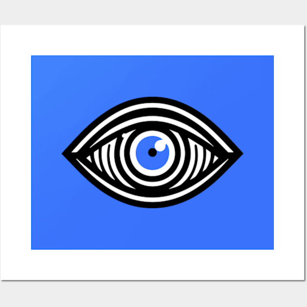 Evil Eye Wall Art by ArtFactoryAI